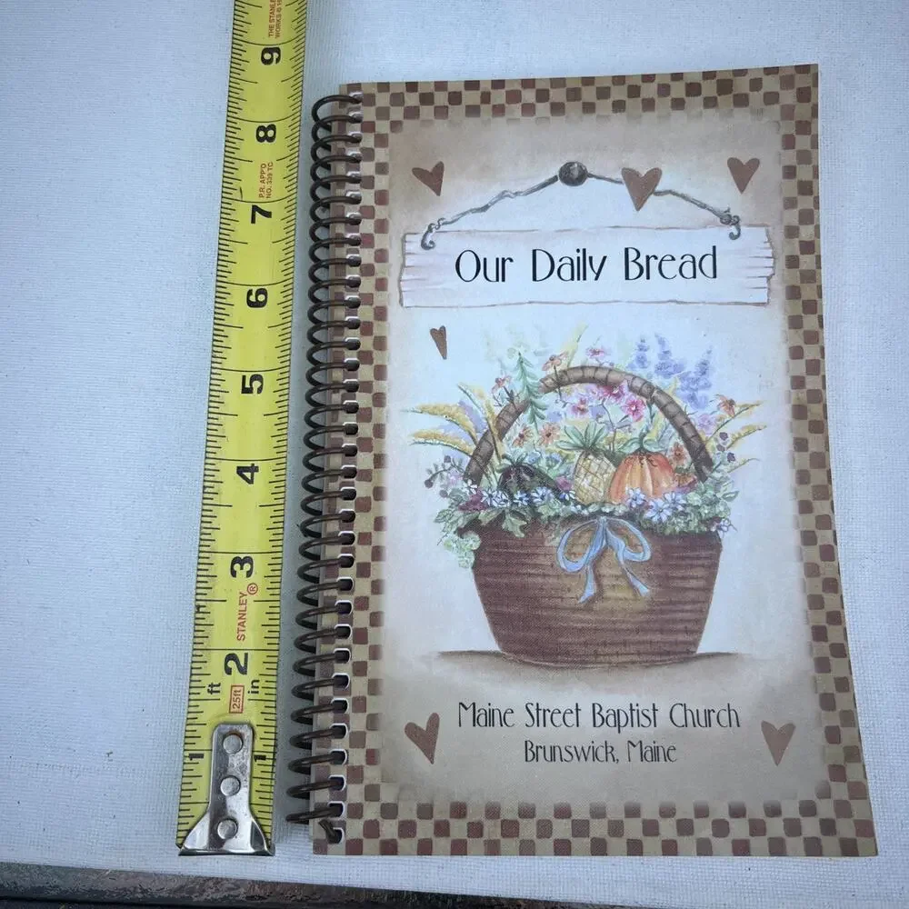 Local Maine Church Community Spiral Cookbook Small Town suppers recipes